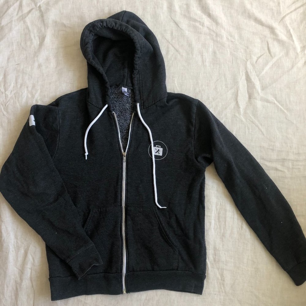 Dark Gray Facebook Hoodie